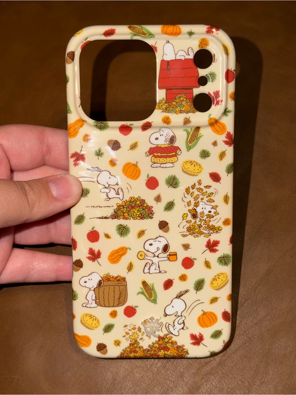 Velvet Caviar Snoopy Fall Leaves iPhone 17 Pro Max Case - MagSafe